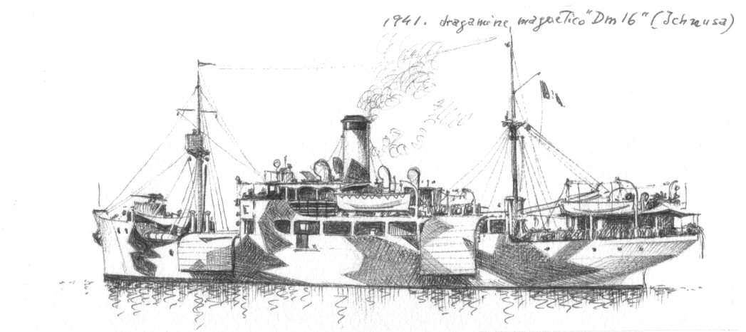 1941 - Dragamine magnetico 'DM16' - 'Ichnusa'